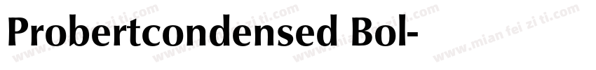 Probertcondensed Bol字体转换